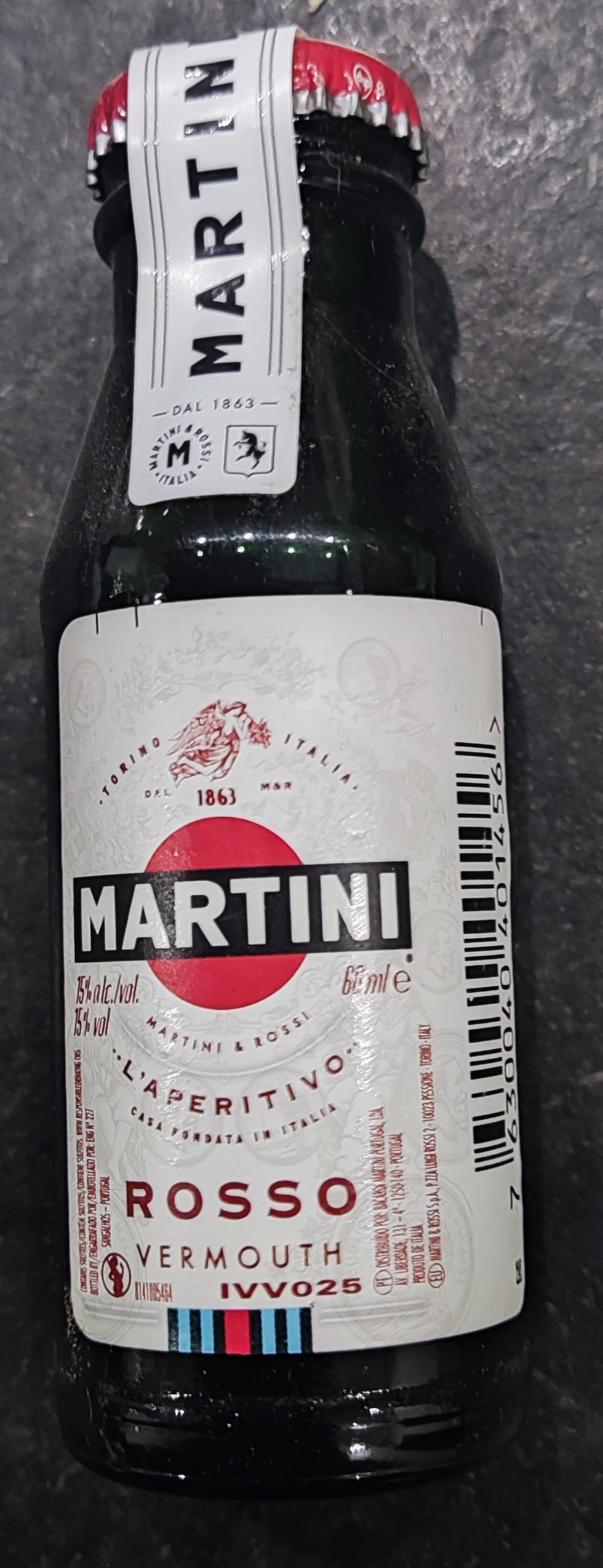 Bottle of Martini Rosso