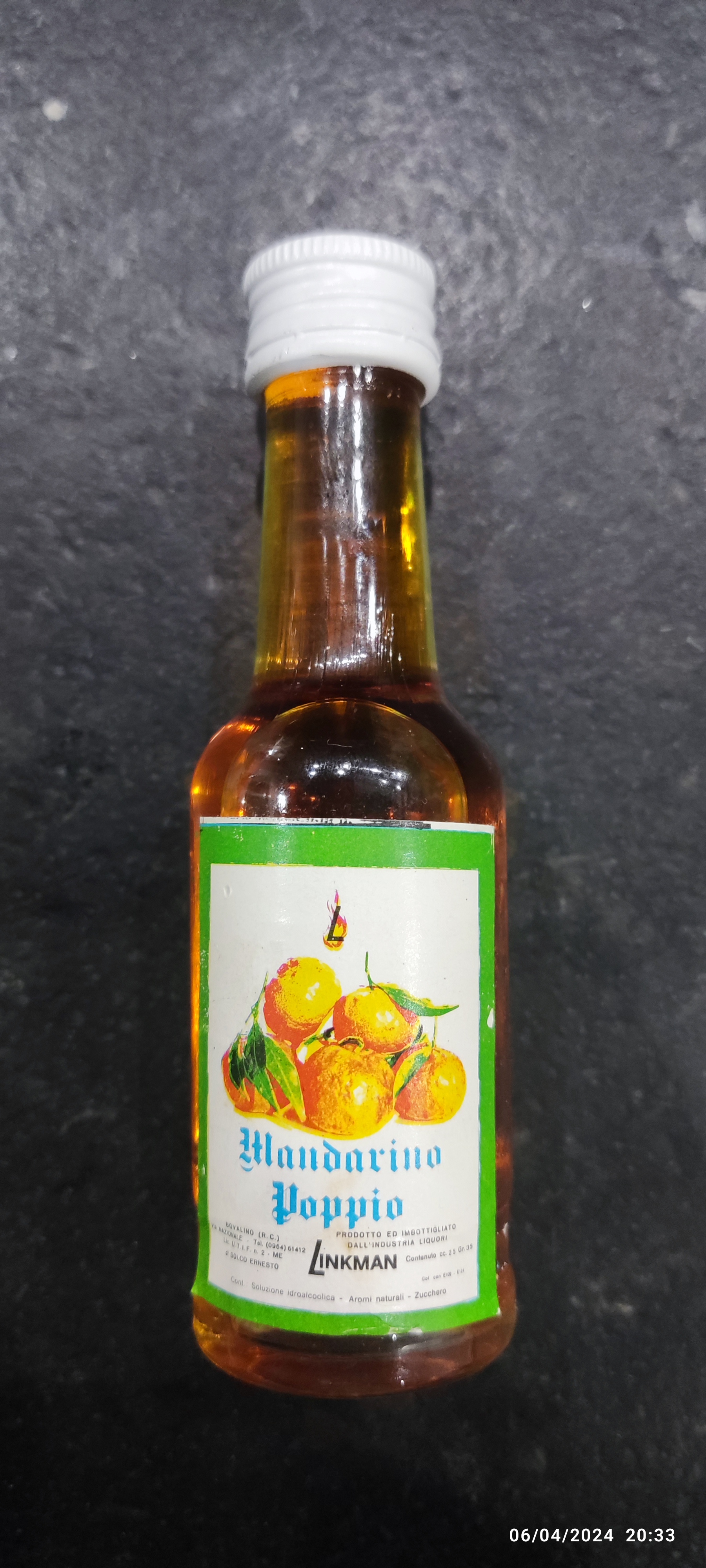 Bottle of Mandarino Pépé
