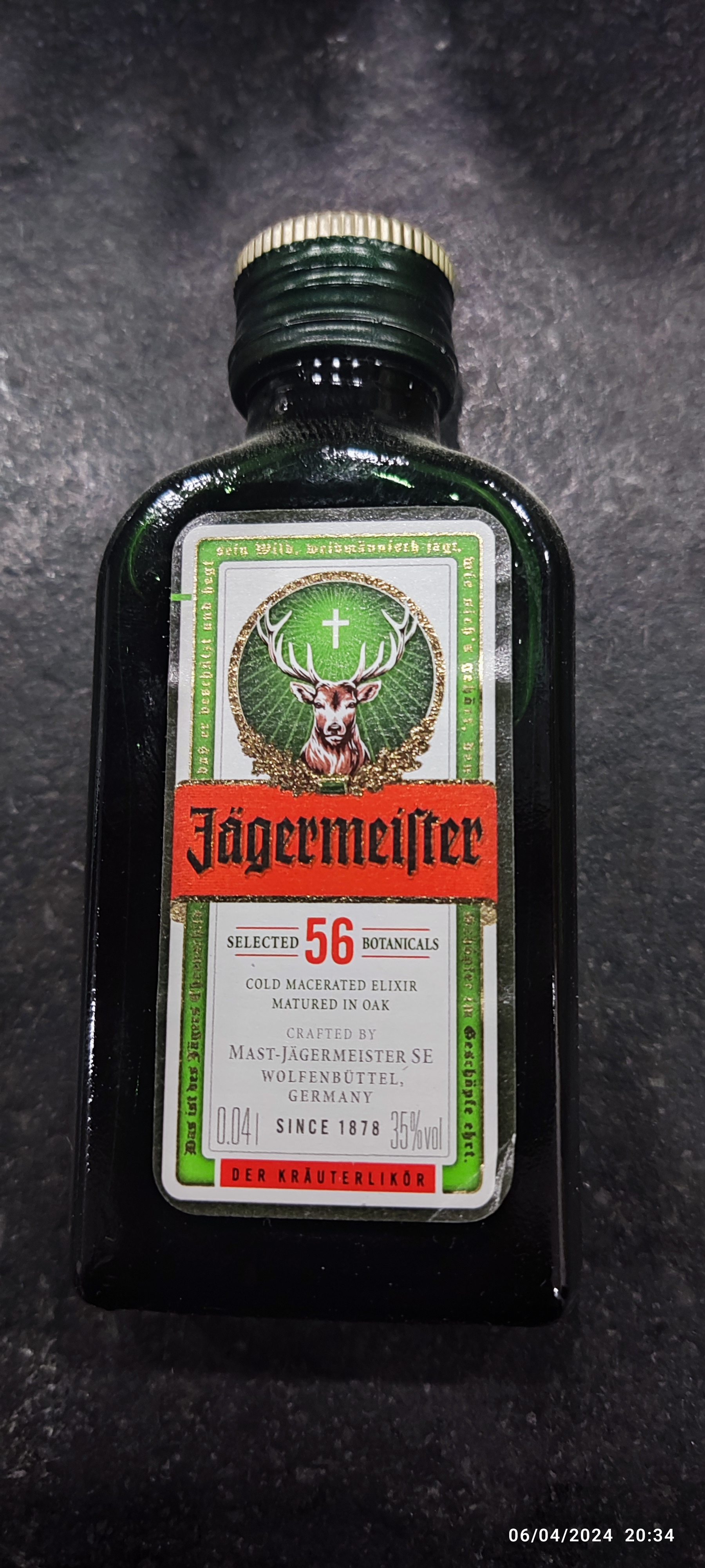 Bottle of Jägermeister